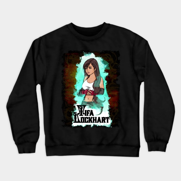 Tifa Crewneck Sweatshirt by Beanzomatic